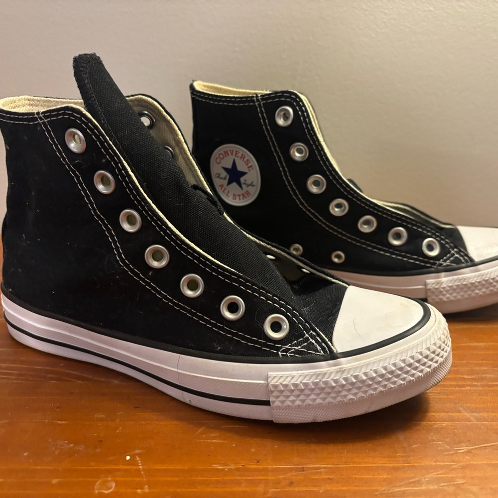 Converse Black Canvas High-Tops